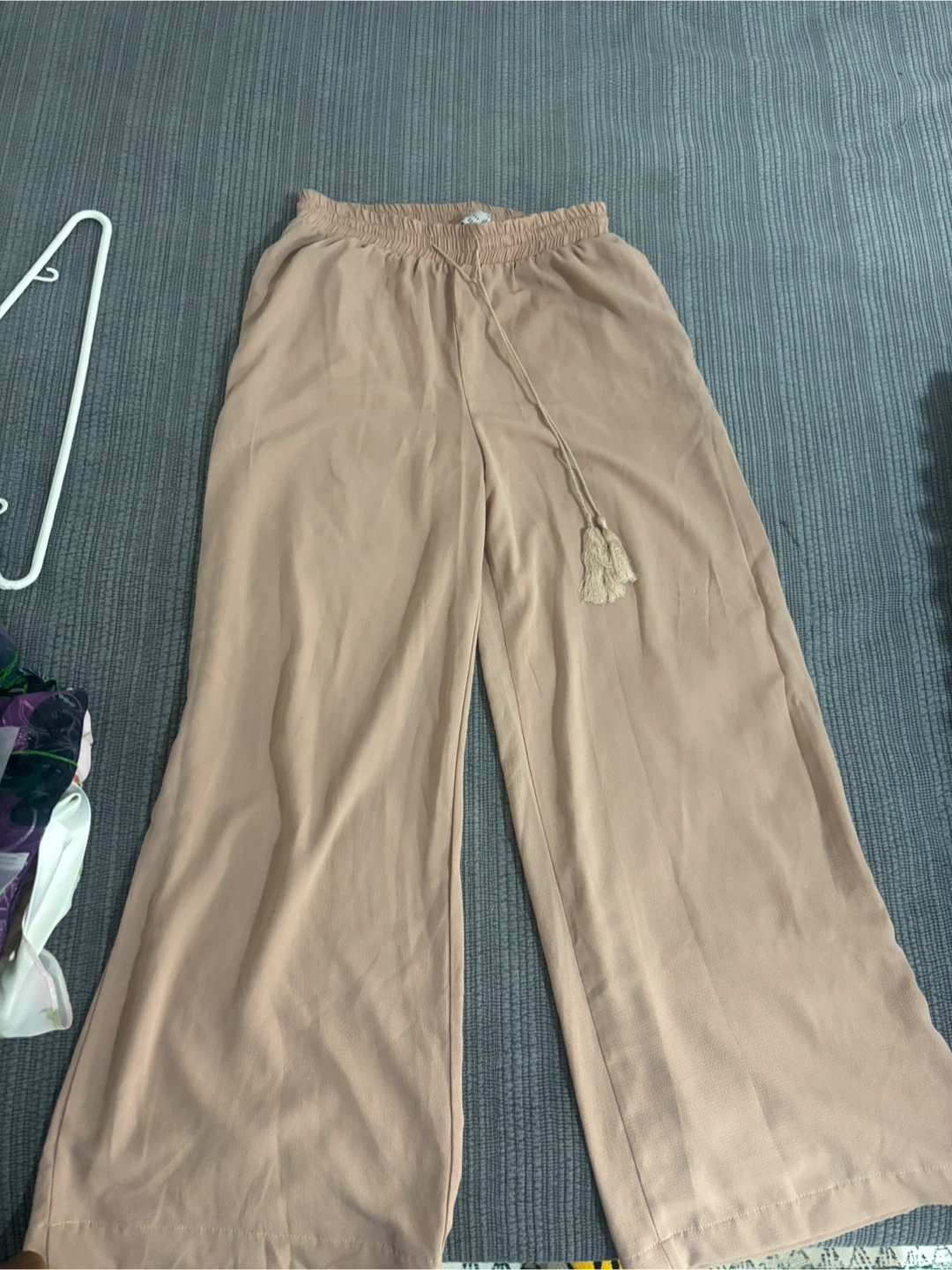 Women's Beige Wide Leg Pants - photo 3