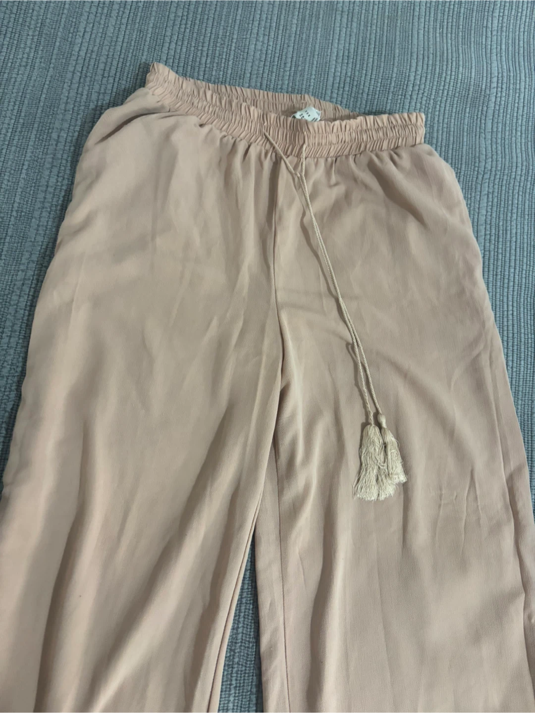 Women's Beige Wide Leg Pants - photo 2