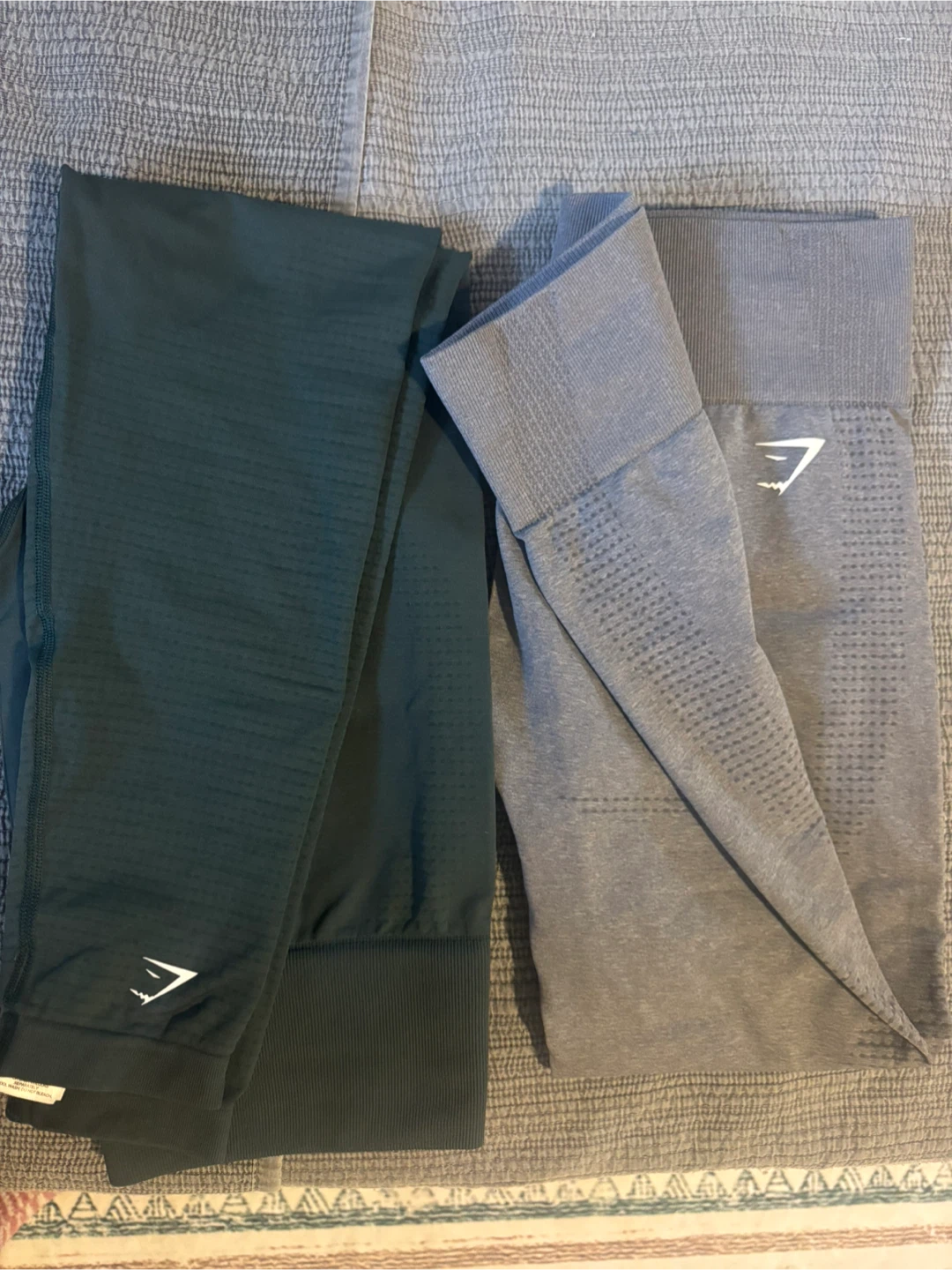 Gymshark Leggings - Green and Grey - photo 2