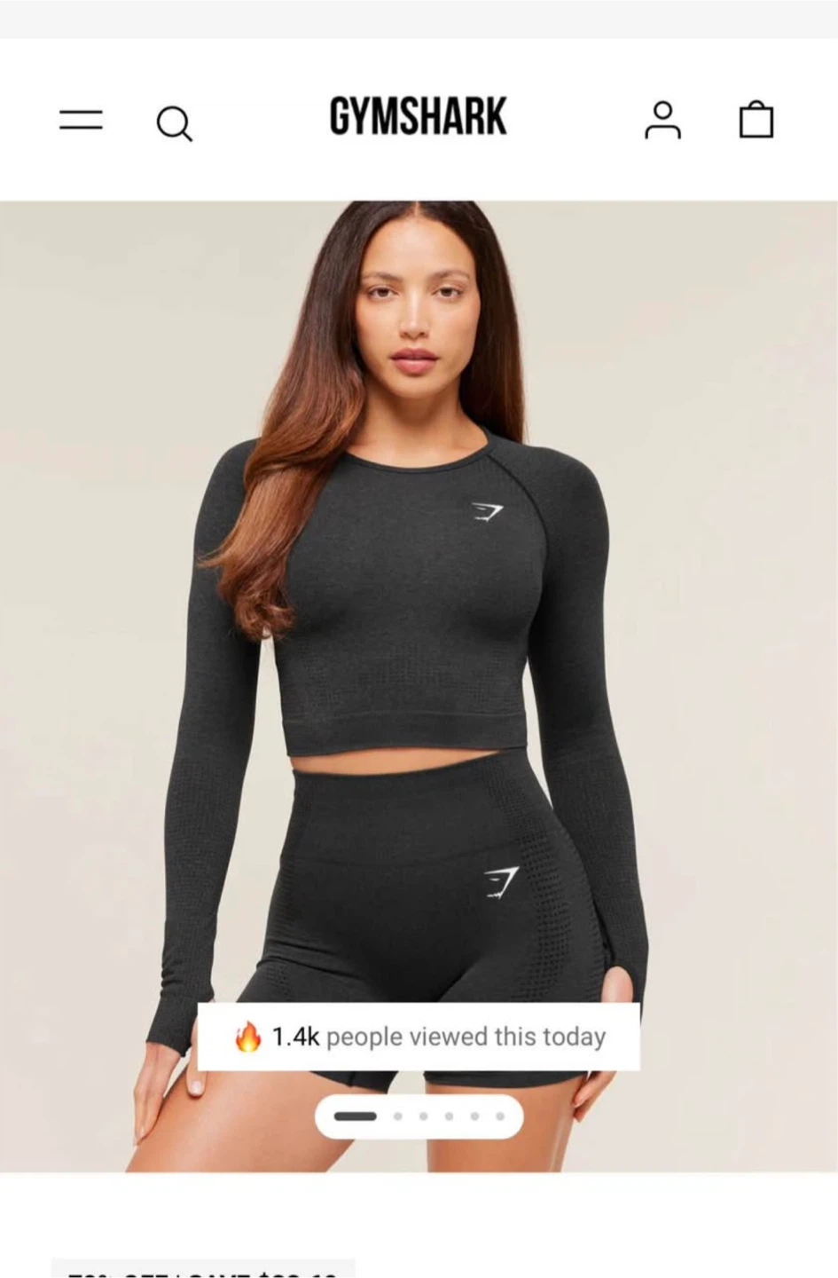 Gymshark Training Long Sleeve Top - Black