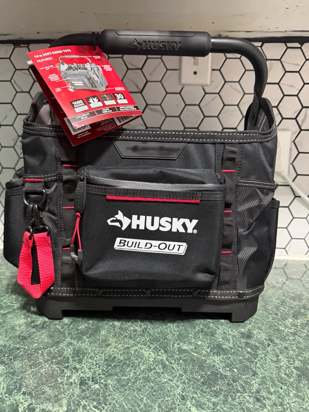 Husky Build-Out 14" Modular Storage System Soft-Sided Tote Bag - photo 3