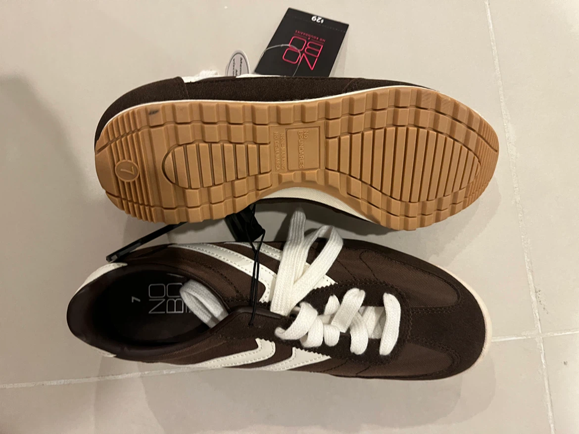 No Boundaries Men's Brown Sneakers Size 7 - photo 2
