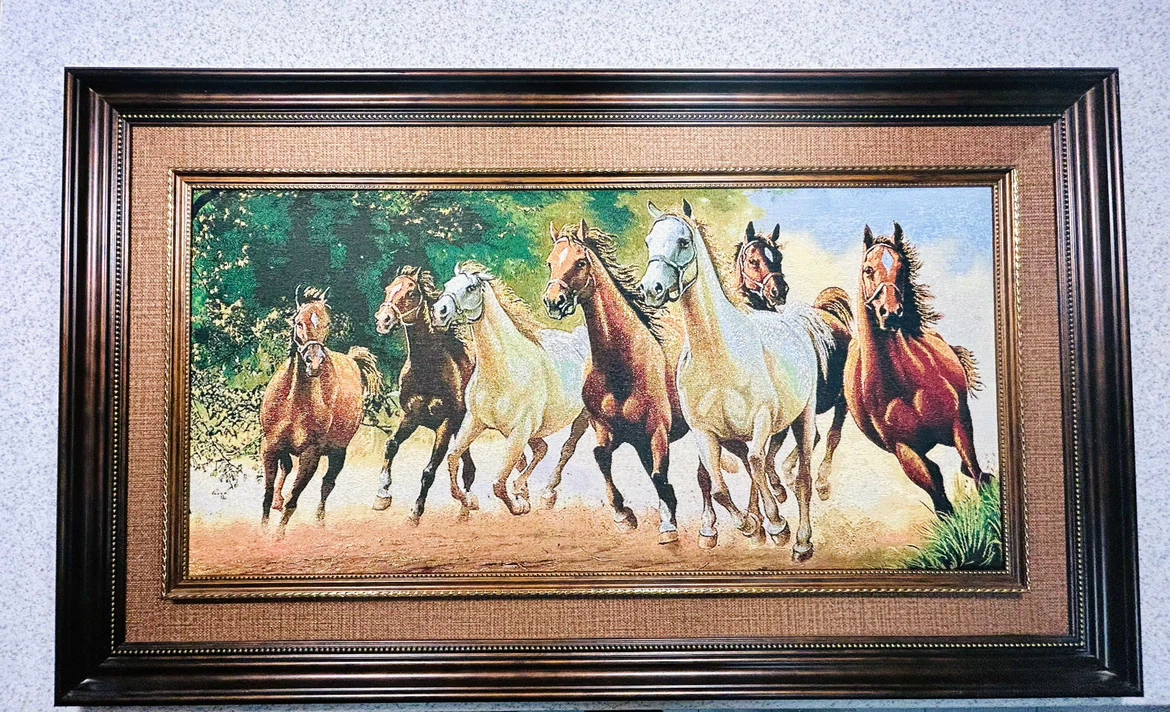 Framed Horse Artwork