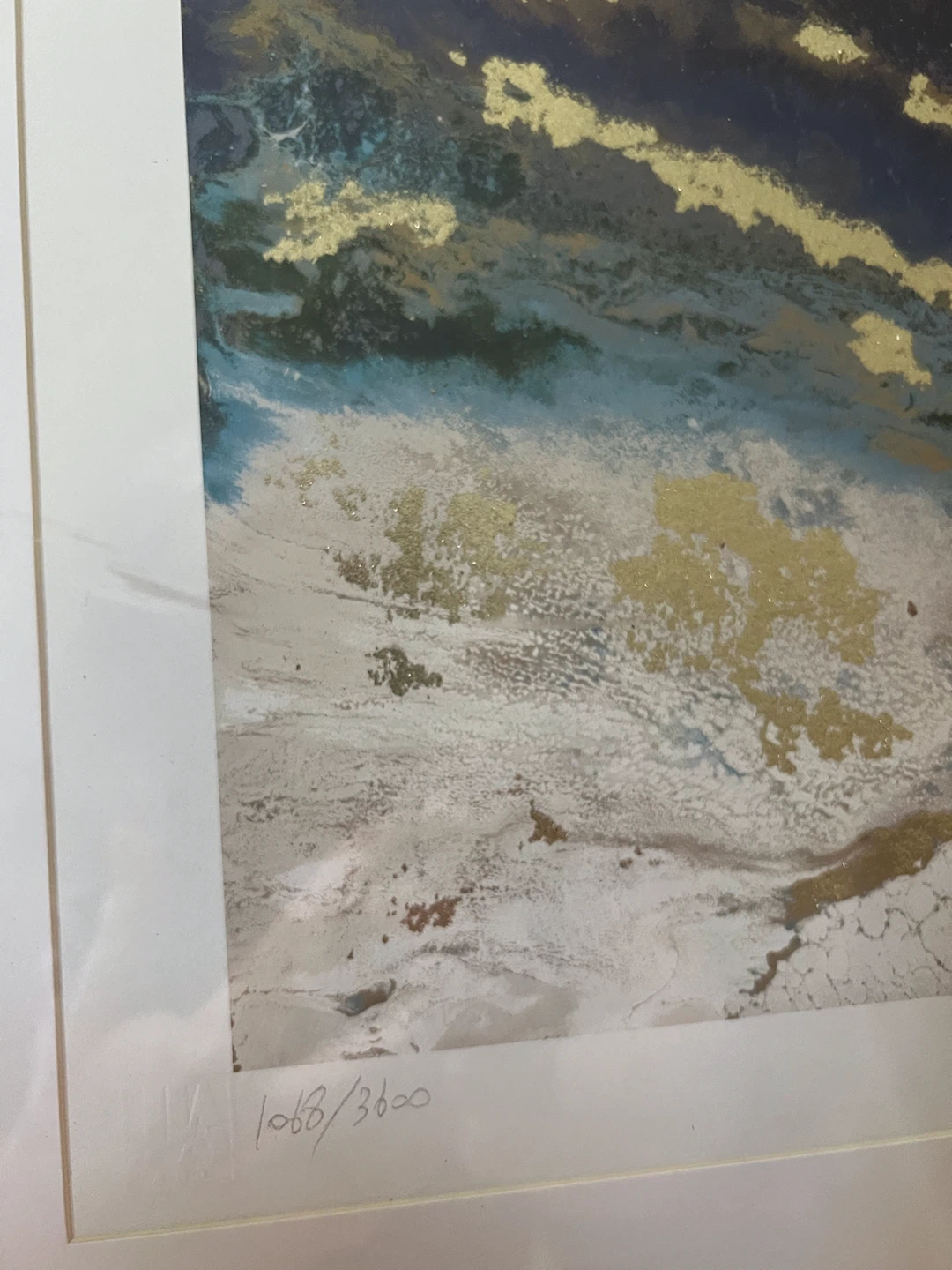 Ripple Effect Framed Abstract Print Limited Edition - photo 3