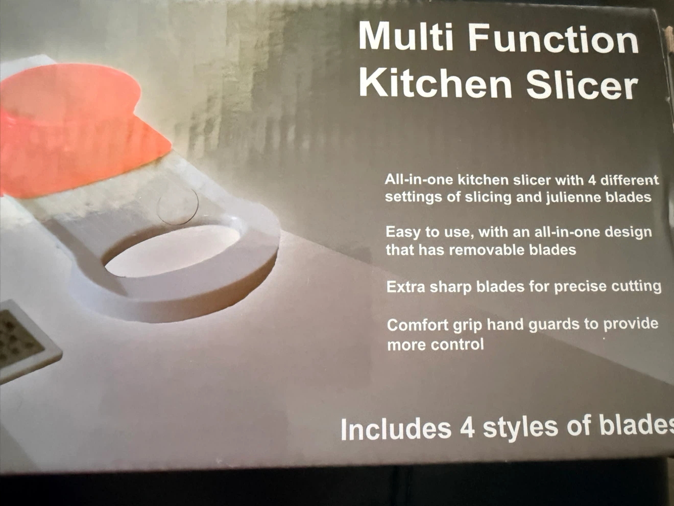 Multi Function Kitchen Slicer - Includes 4 Styles of Blades