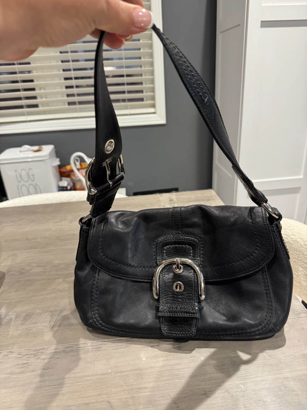 Vintage soho Coach Black Leather Shoulder Bag - photo 2