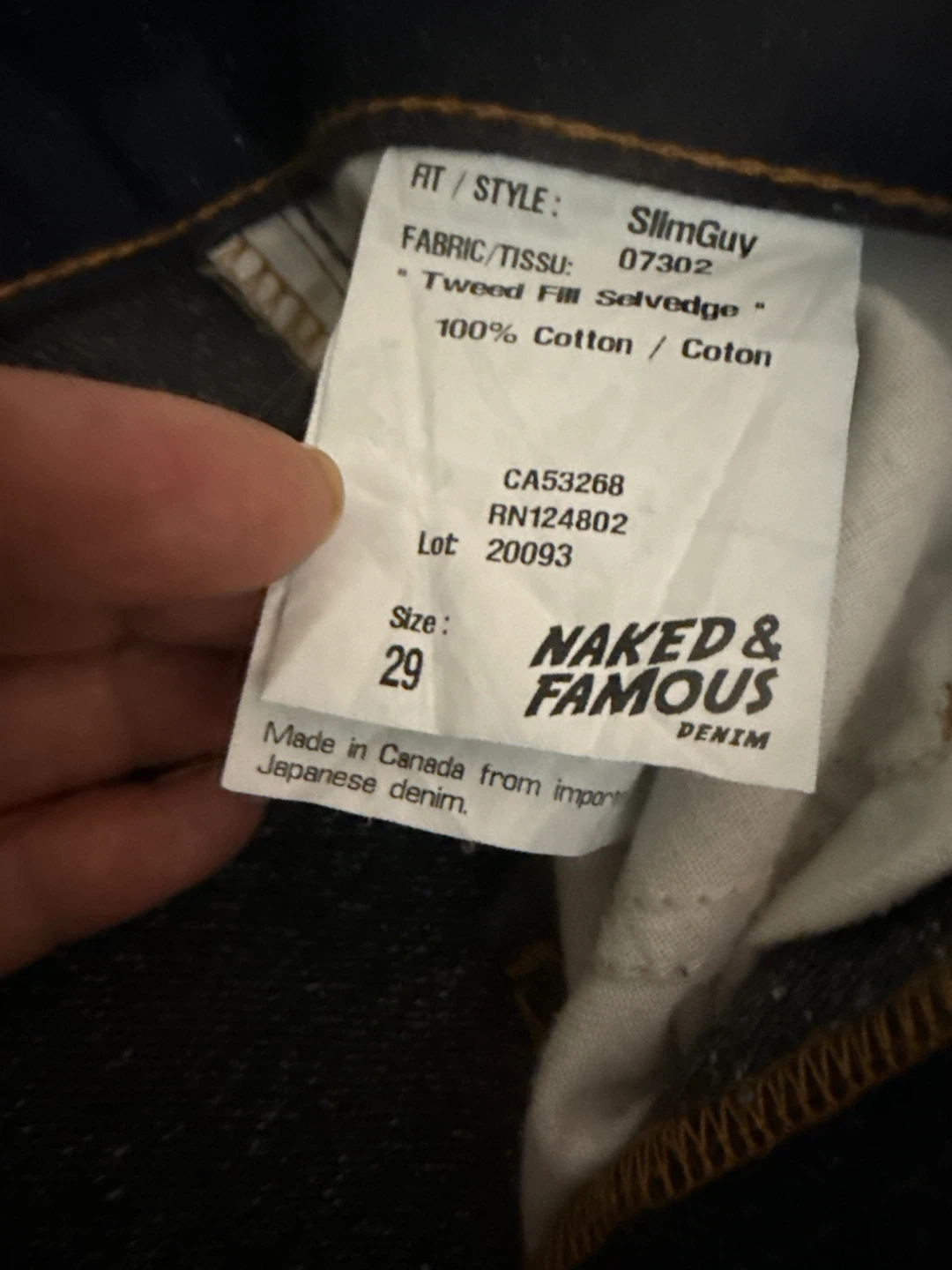 Naked & Famous Denim Slim Guy Jeans - photo 4