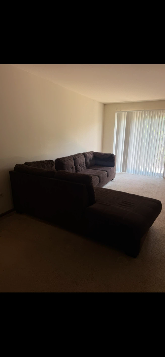 Chocolate brown, extra large sectional