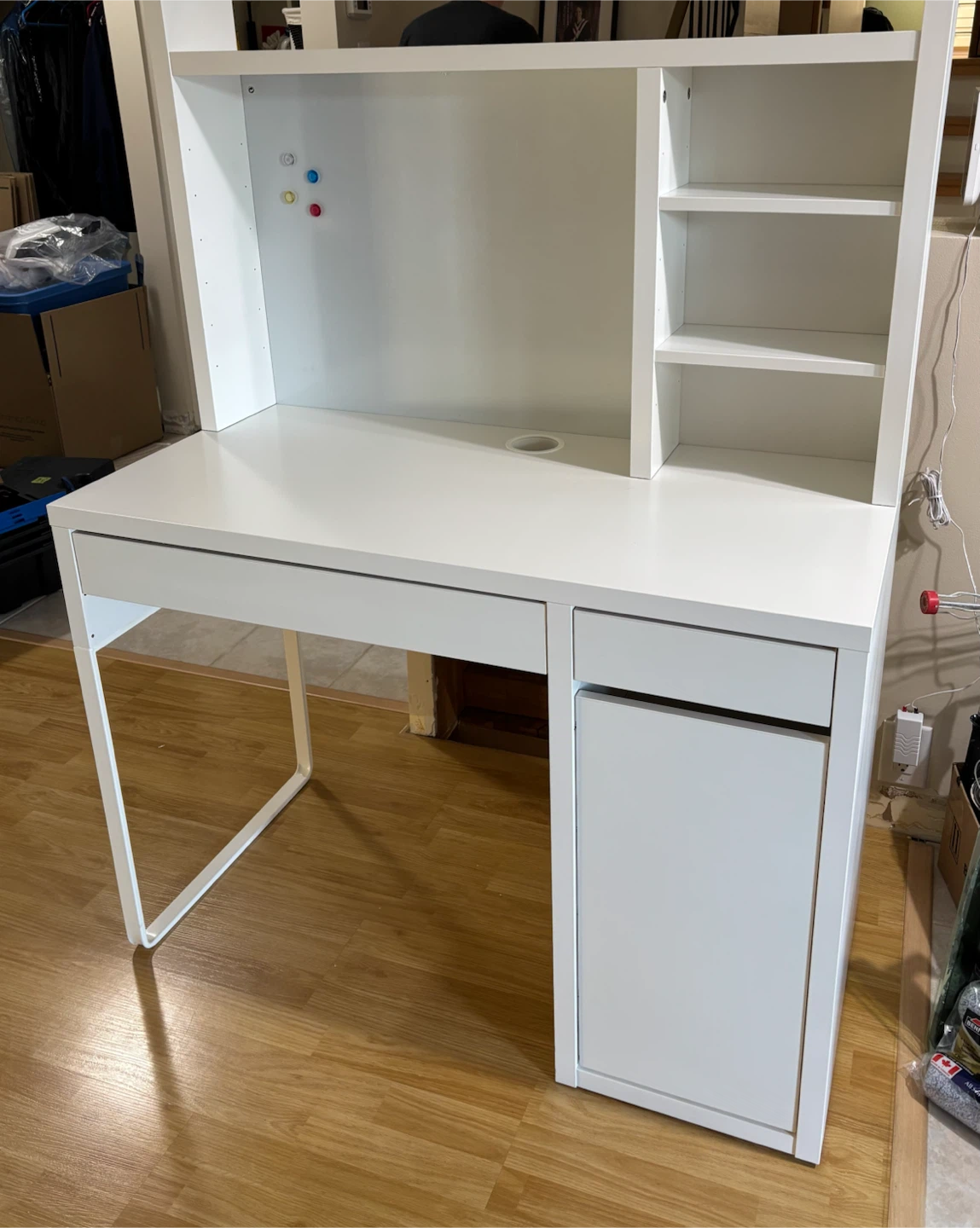 IKEA MICKE Desk w/Hutch - photo 2
