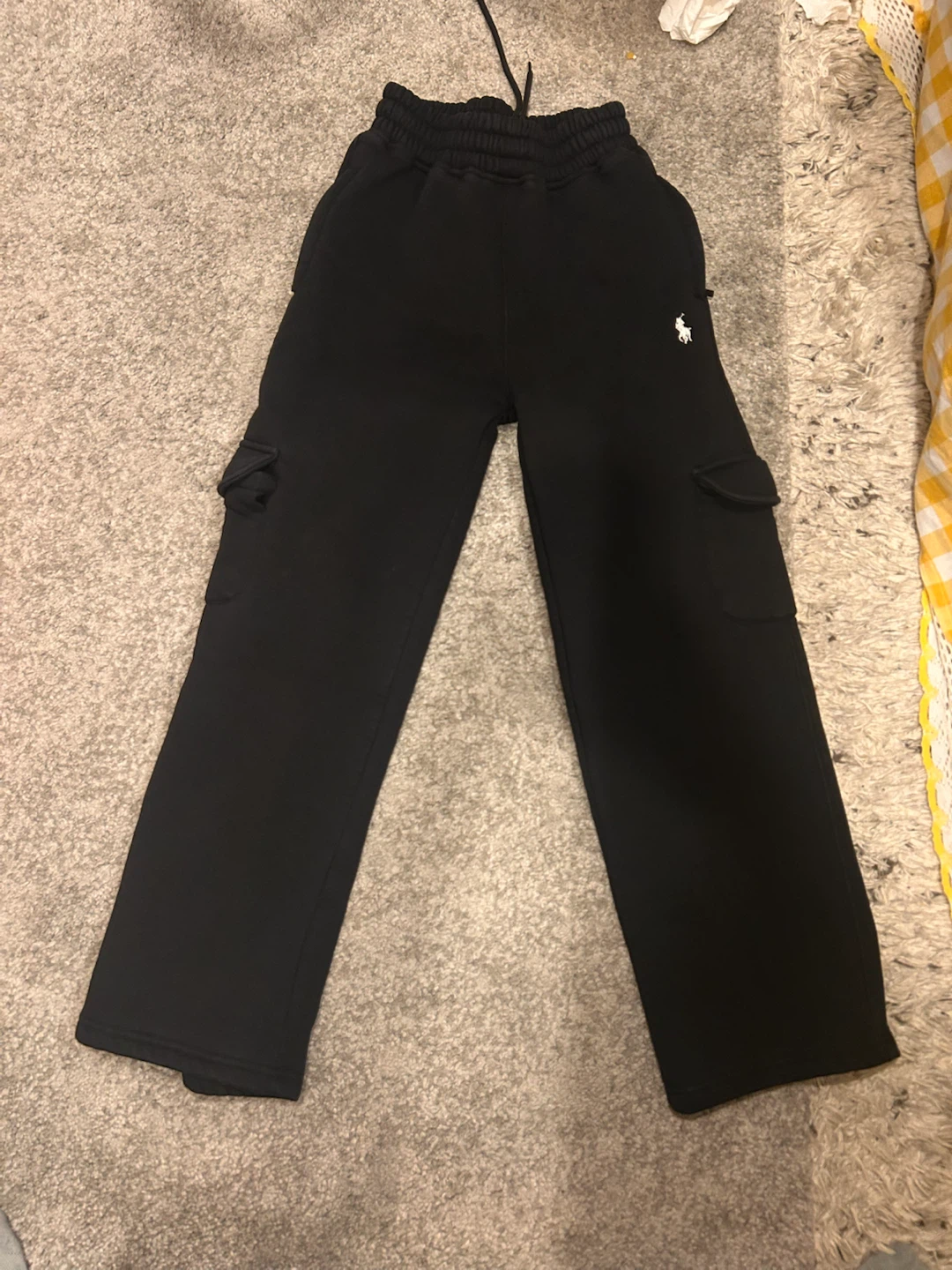 Polo Ralph Lauren Black Cargo Joggers