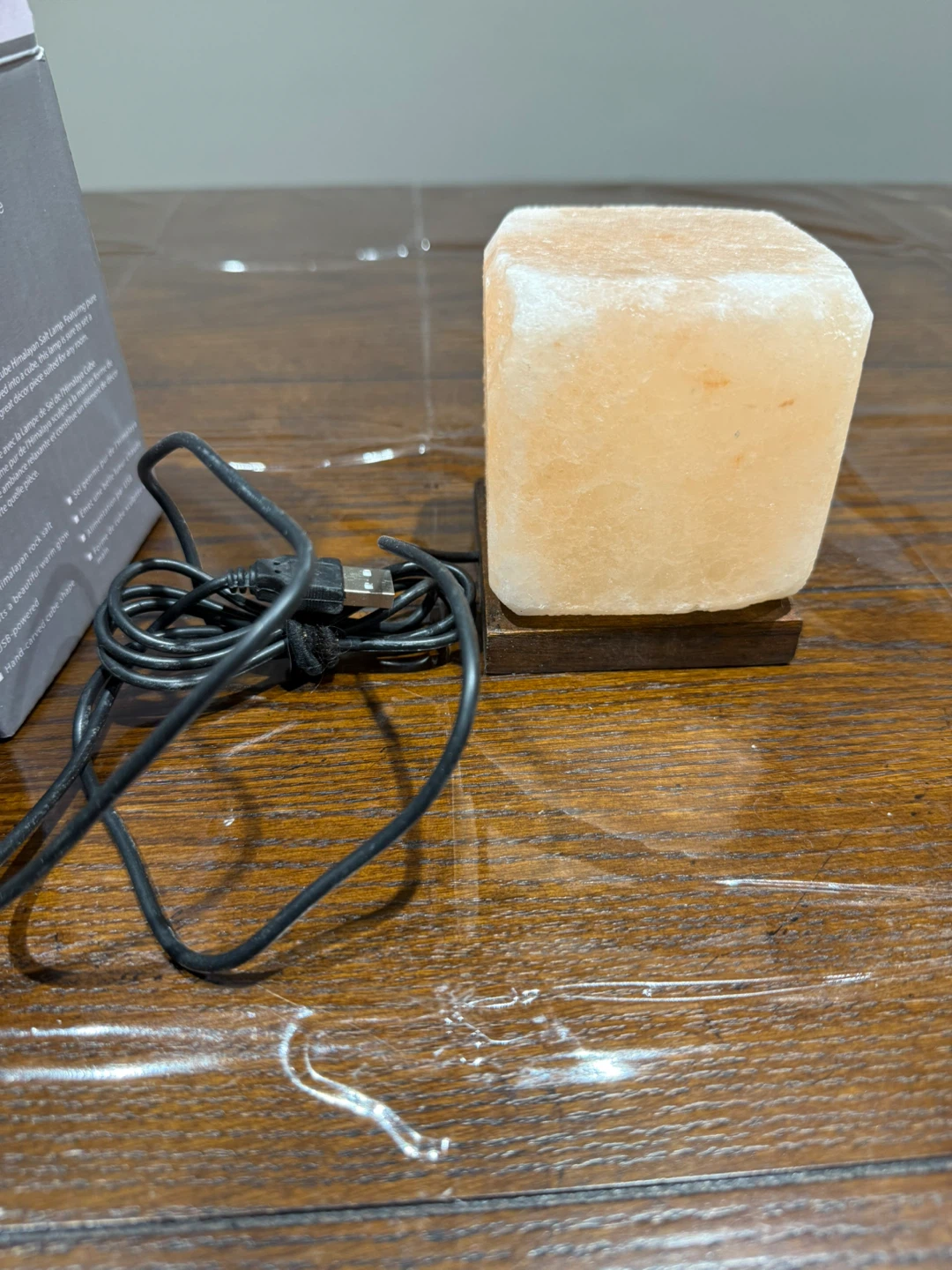 Brookstone Himalayan Salt Lamp Cube - photo 2