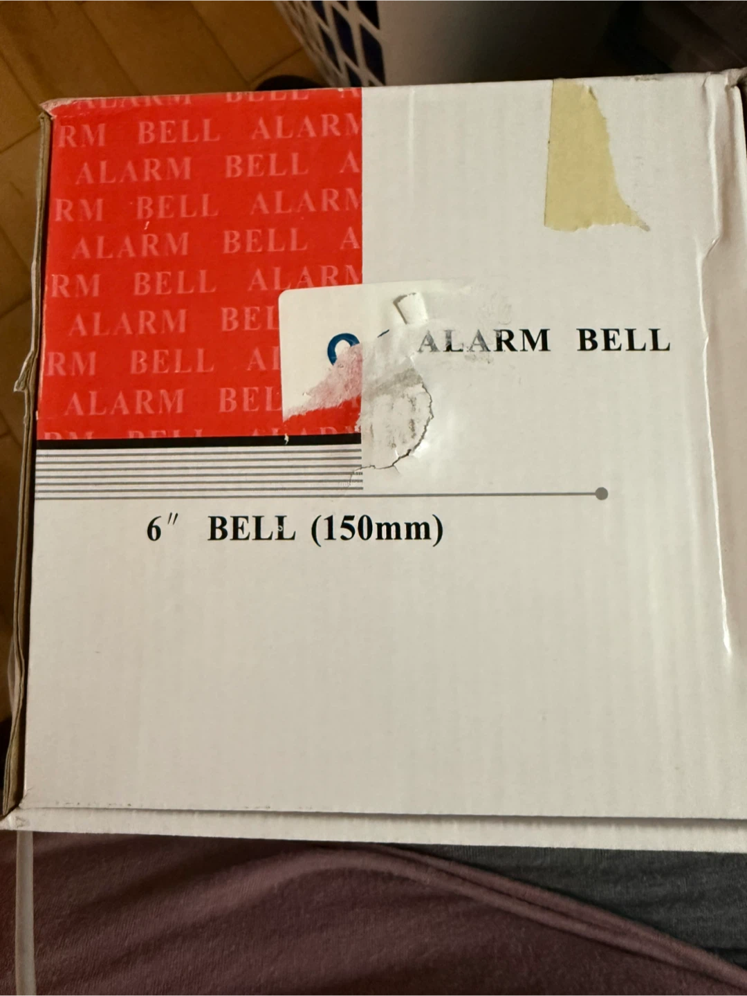 Red Alarm Bell 6" (150mm)