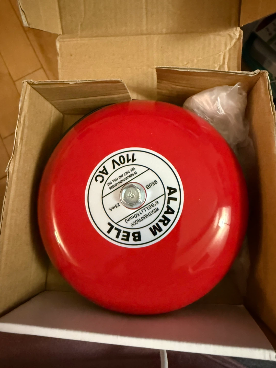 Red Alarm Bell 6" (150mm) - photo 3