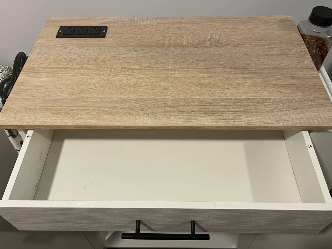 Kitchen Cart with Storage - photo 2