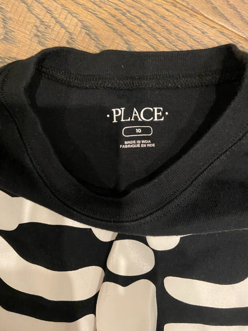 EUC Children's Place GLOW-IN-THE-DARK Skeleton Halloween PJs 10 - photo 5