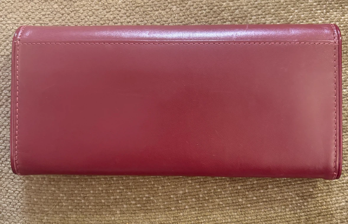 COACH Red Leather Bifold Wallet - photo 2