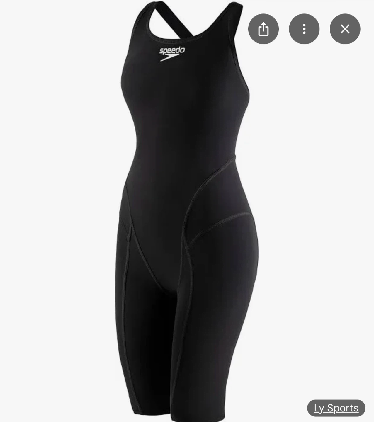Speedo Women's Tech Suit - Black, Size 22