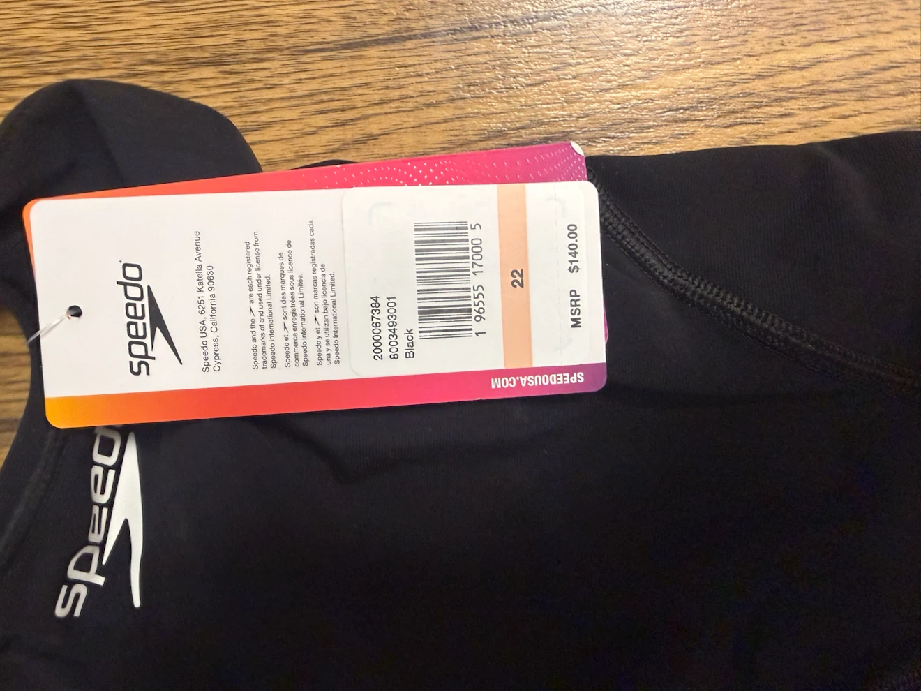 Speedo Women's Tech Suit - Black, Size 22 - photo 4