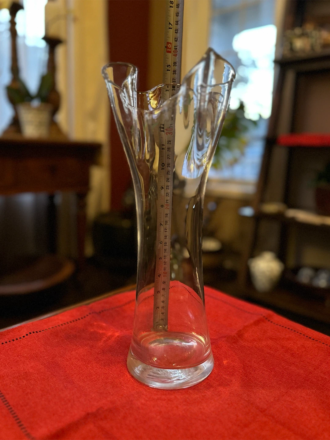 Clear Glass Vase