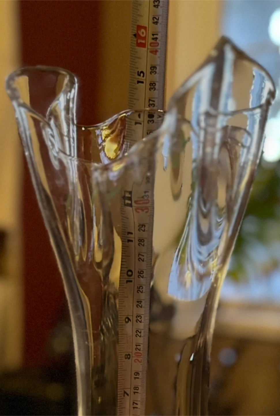 Clear Glass Vase - photo 2