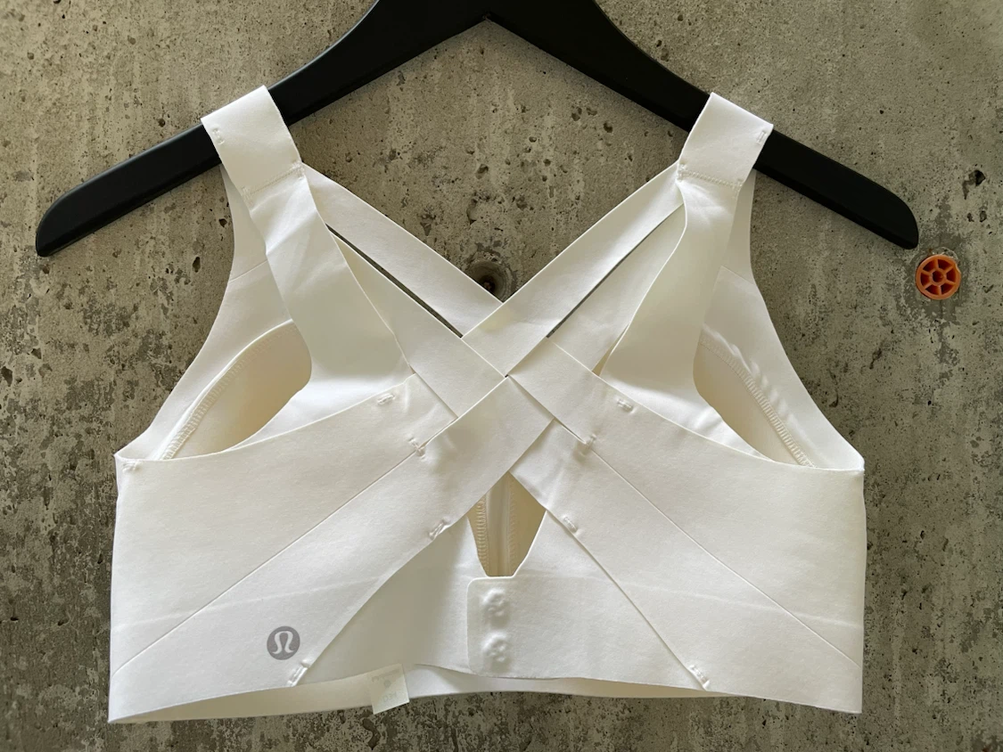 Lululemon White Sports Bra (34D)