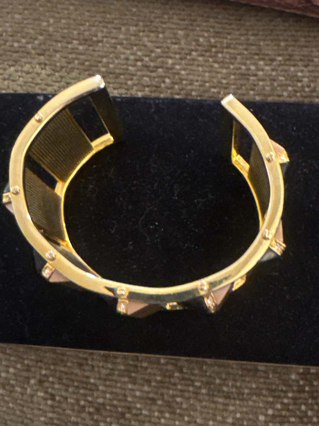 Vince Camuto gold tone cuff bracelet