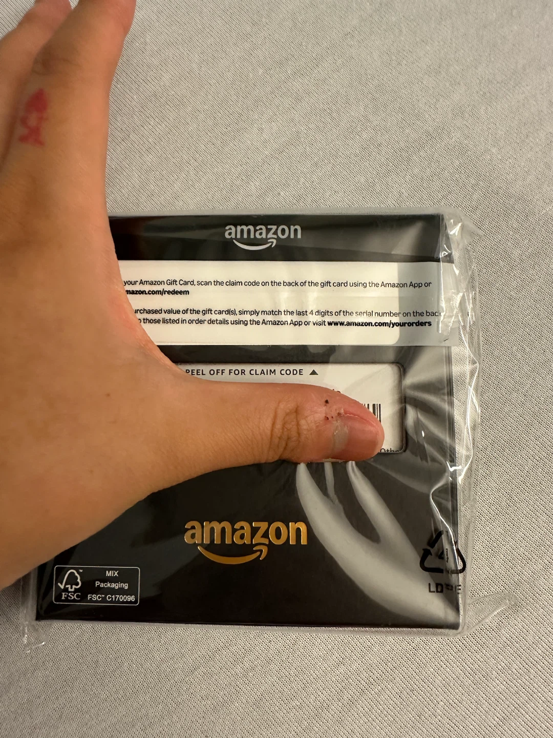 $100 Amazon Gift Cards – Two $50 Cards – Unused/Sealed - photo 4