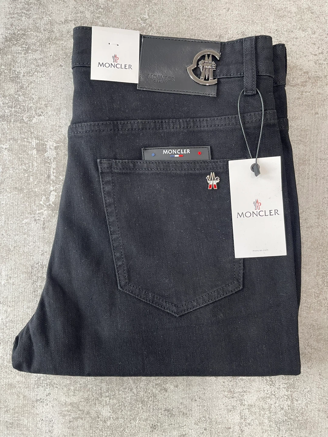 Moncler Black Denim Jeans - photo 3
