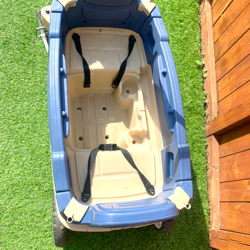 Kids Wagon Push Ride On Cart Toddler Child Outdoor Pull Toy - photo 4