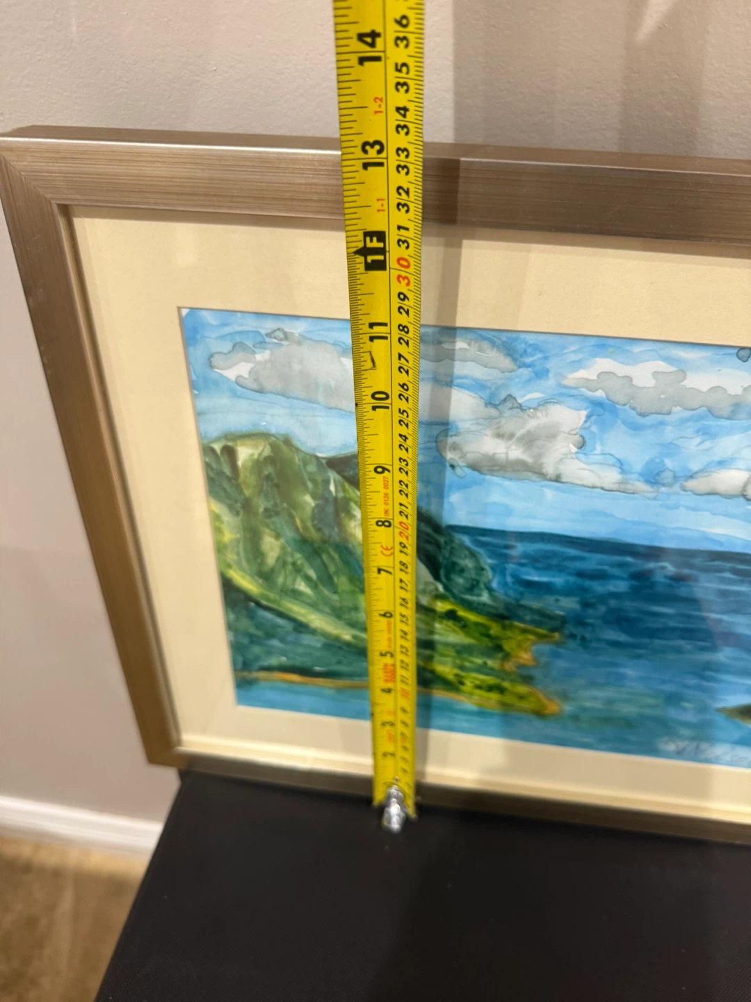 Framed Watercolour Painting - photo 2
