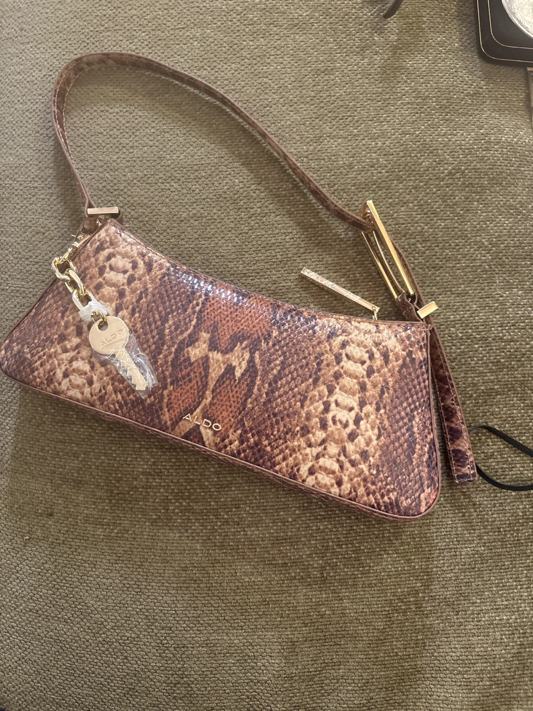 ALDO Snake Print Shoulder Bag