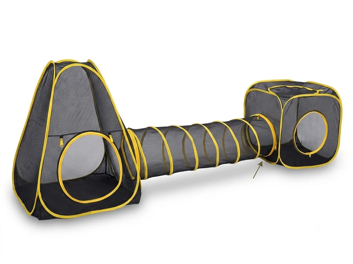 Brand New 3-in-1 Outdoor Pet Enclosure - Tent, Tunnel & Cube Set