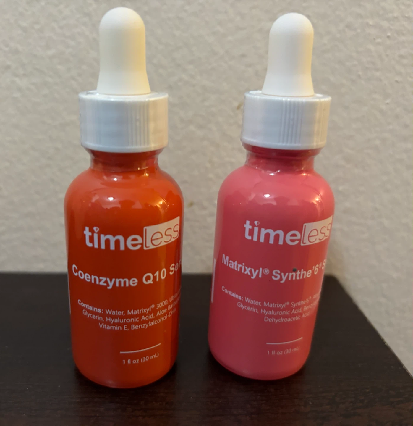 NEW-Timeless Coenzyme Q10 & Matrixyl Synthe '6 Serum Set