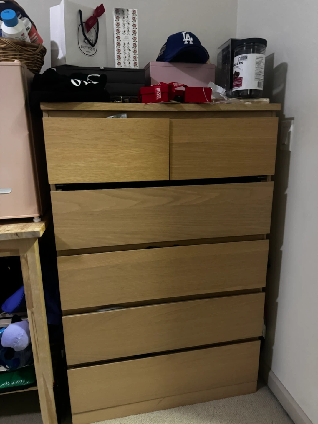 Ikea Wooden 6-Drawer Dresser
