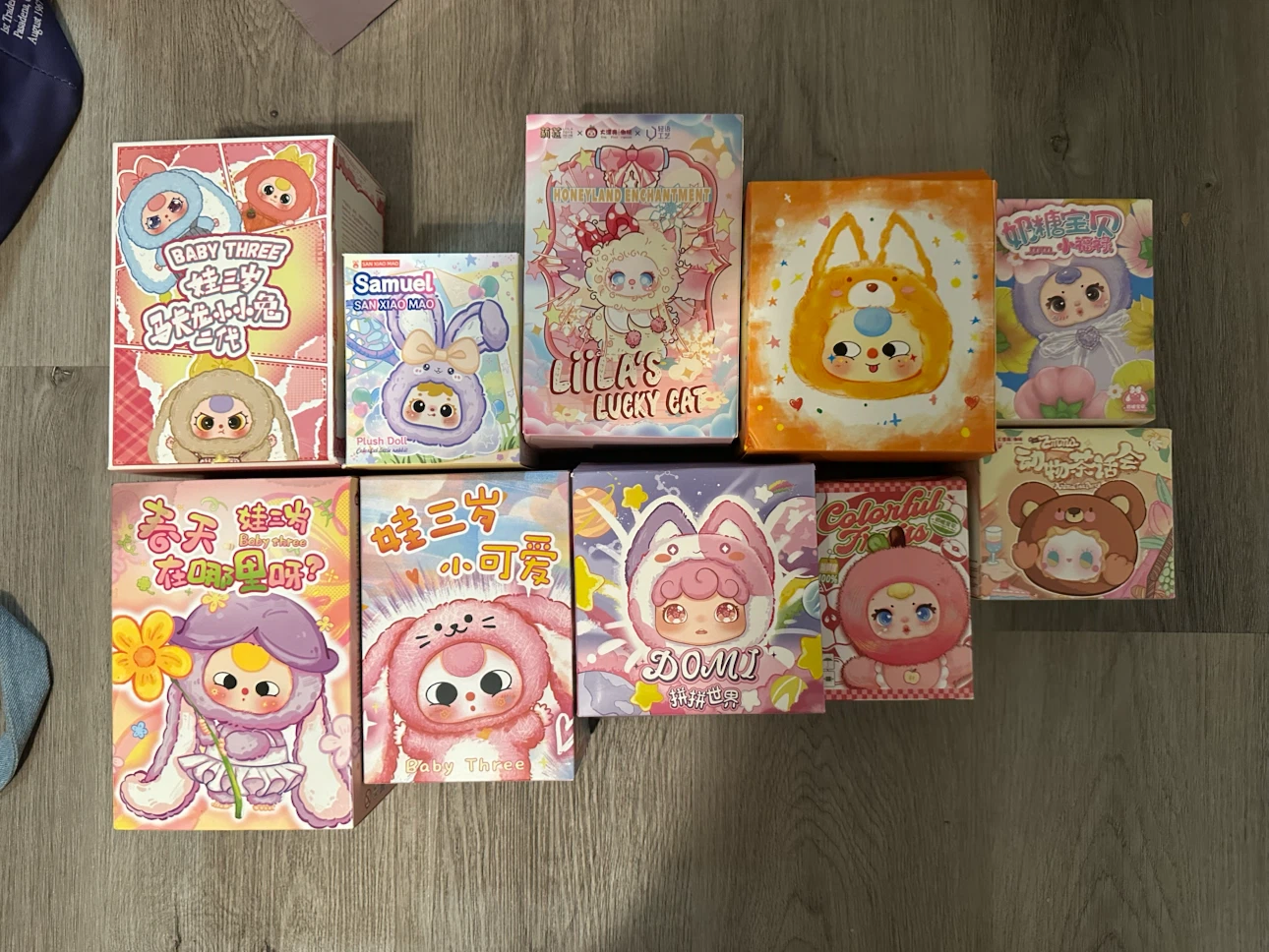 10 Kawaii Blind Boxes Bundle – Baby Three, Liila, Samuel & More