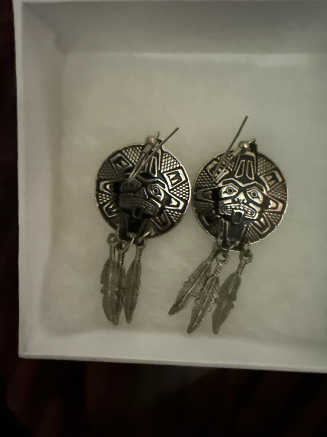 Indigenous-inspired Feather Drop Earrings