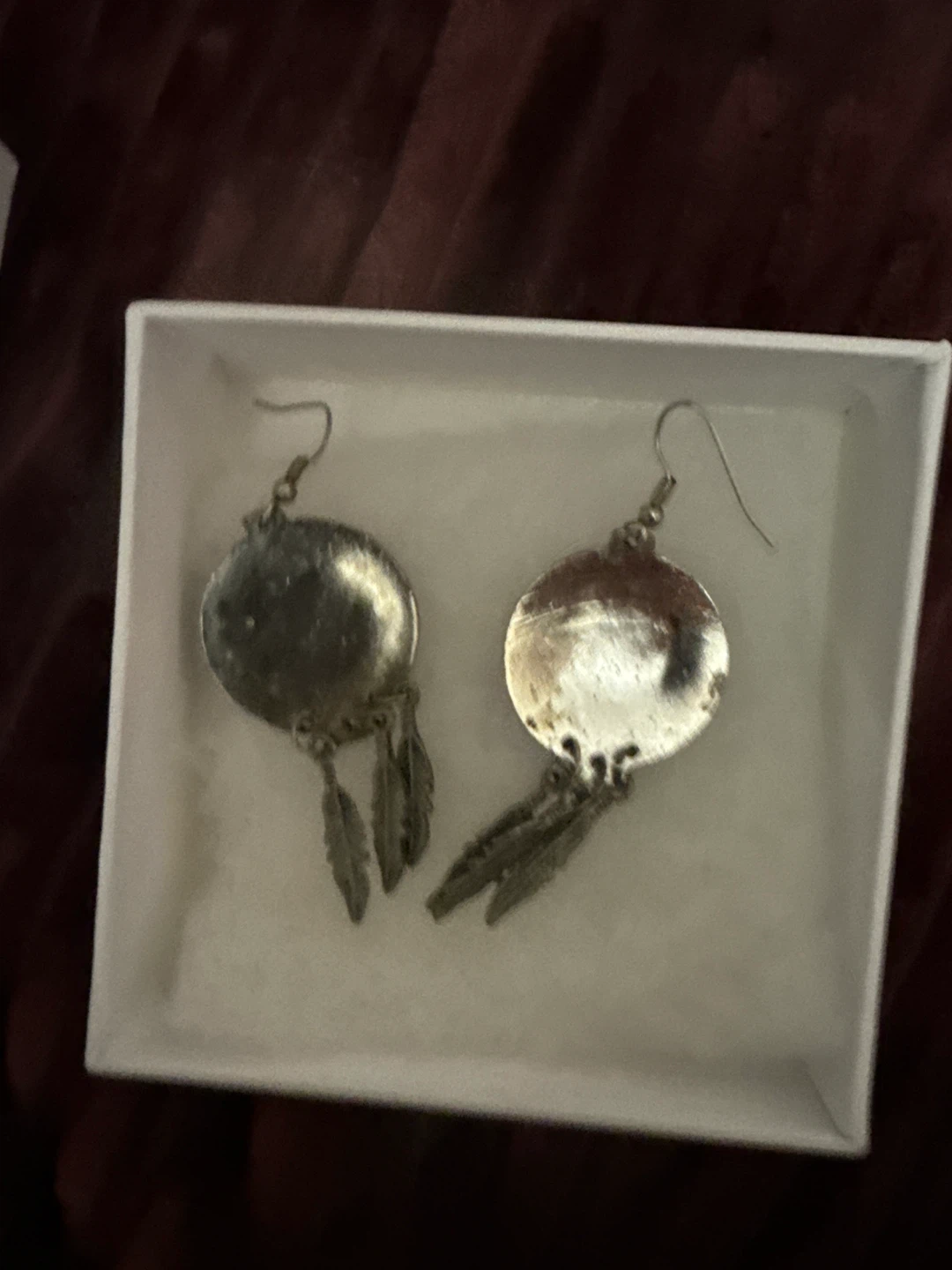 Indigenous-inspired Feather Drop Earrings - photo 2
