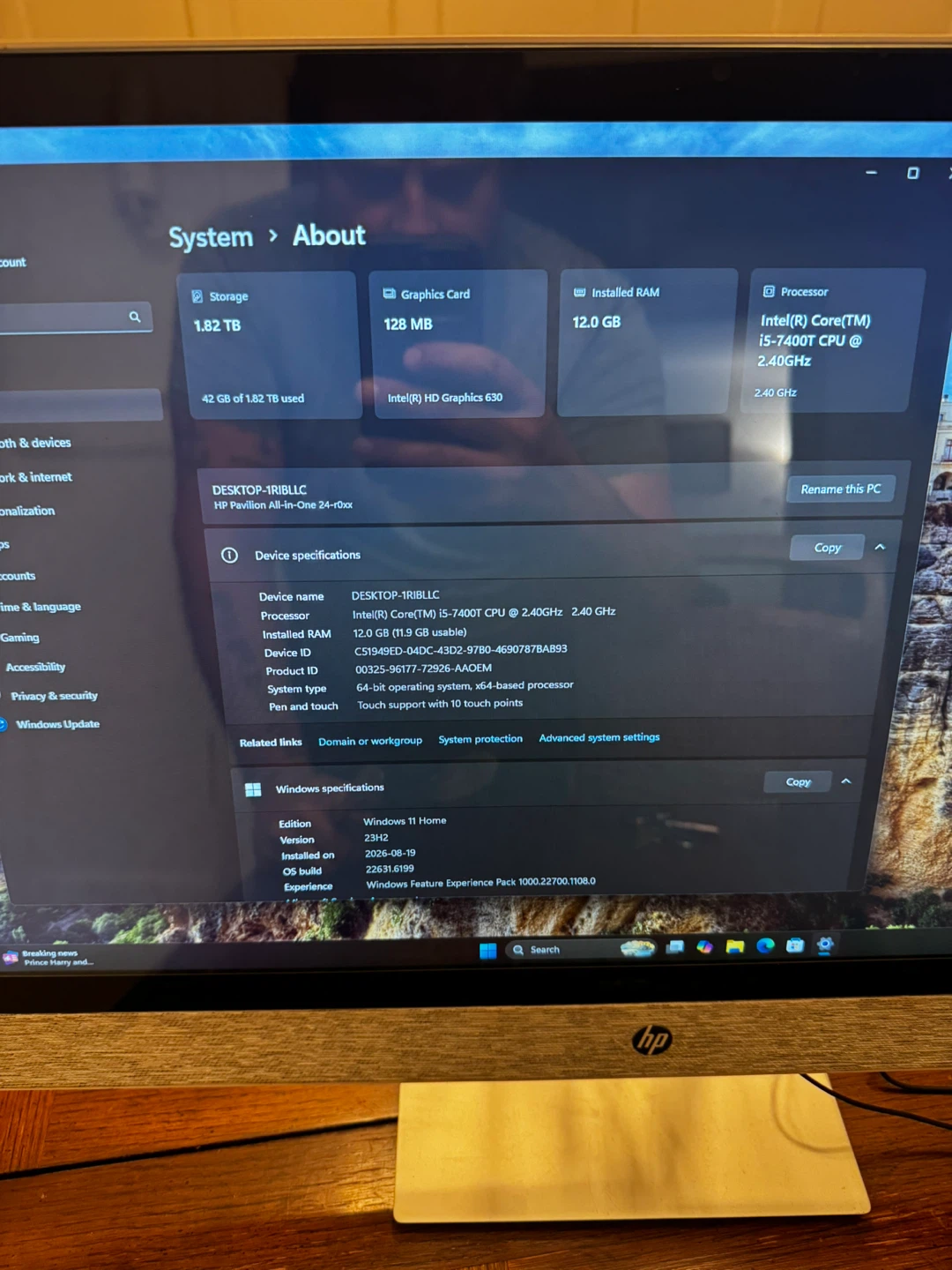 HP Pavilion All-in-One 24-r019 Desktop Computer - photo 2