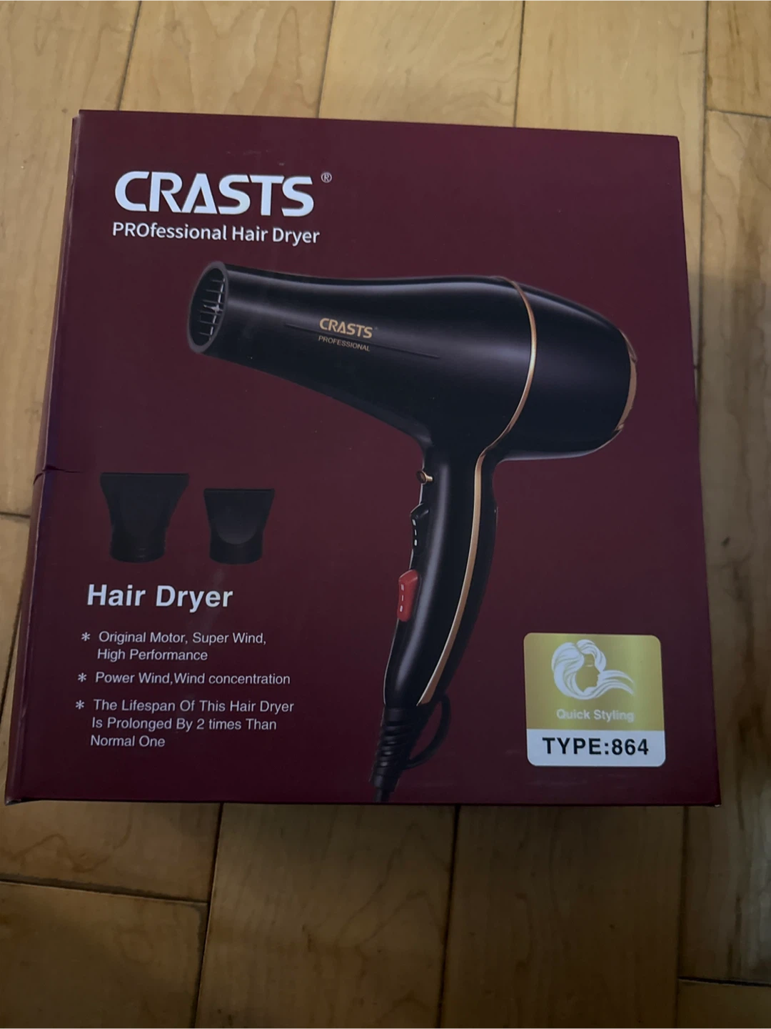 CRASTS Professional Hair Dryer Type 864
