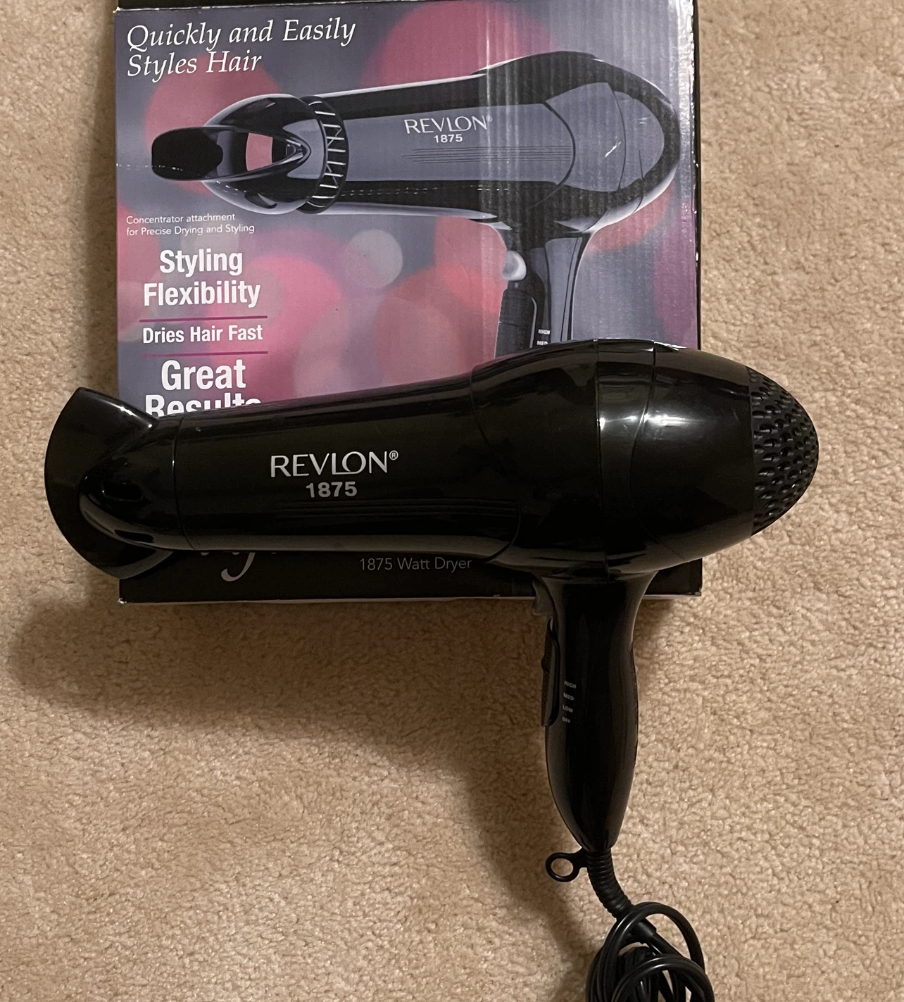 Revlon Style 1875 Watt Hair Dryer
