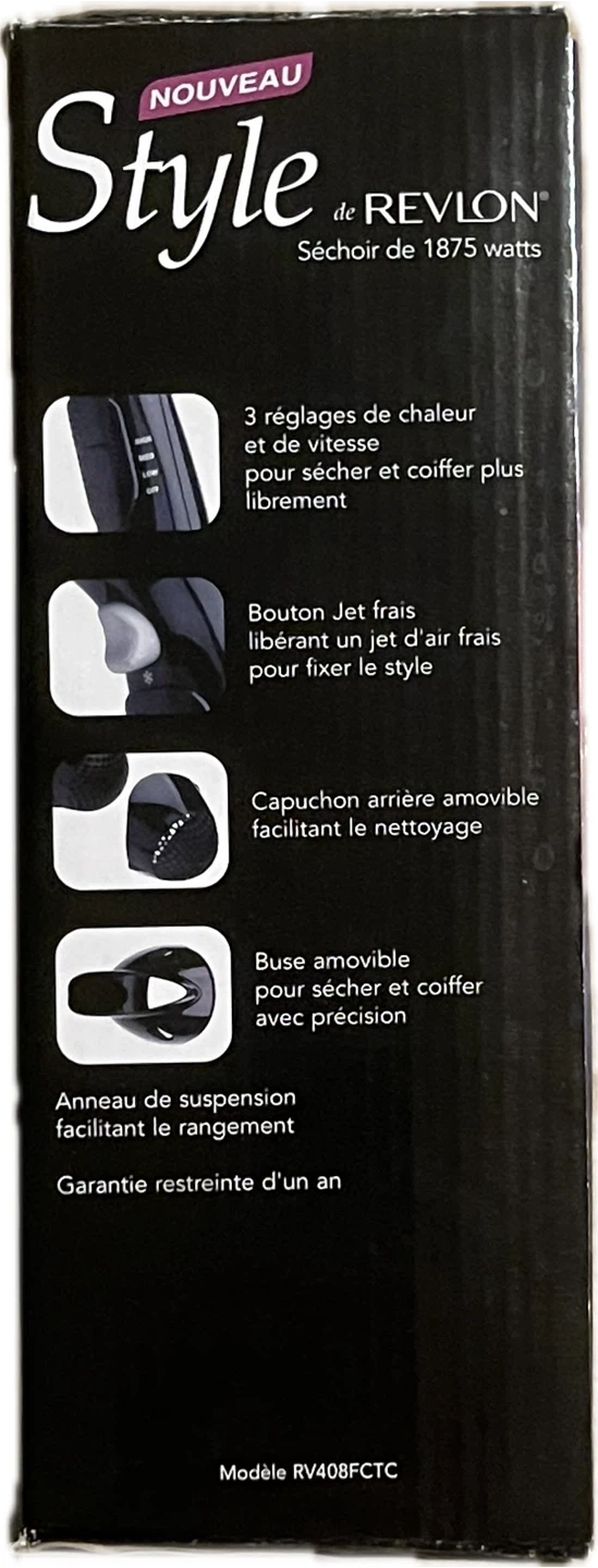 Revlon Style 1875 Watt Hair Dryer - photo 5