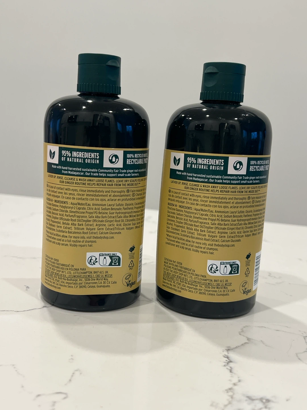 The Body Shop Ginger Scalp Care Shampoo 400ml (2 Pack) - photo 2