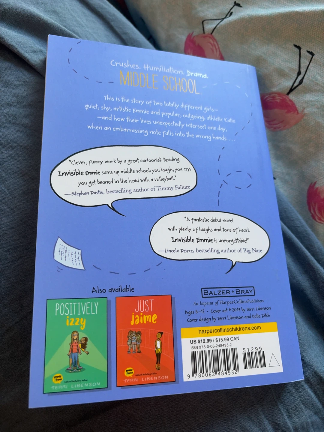Invisible Emmie by Terri Libenson Middle School Book - photo 2