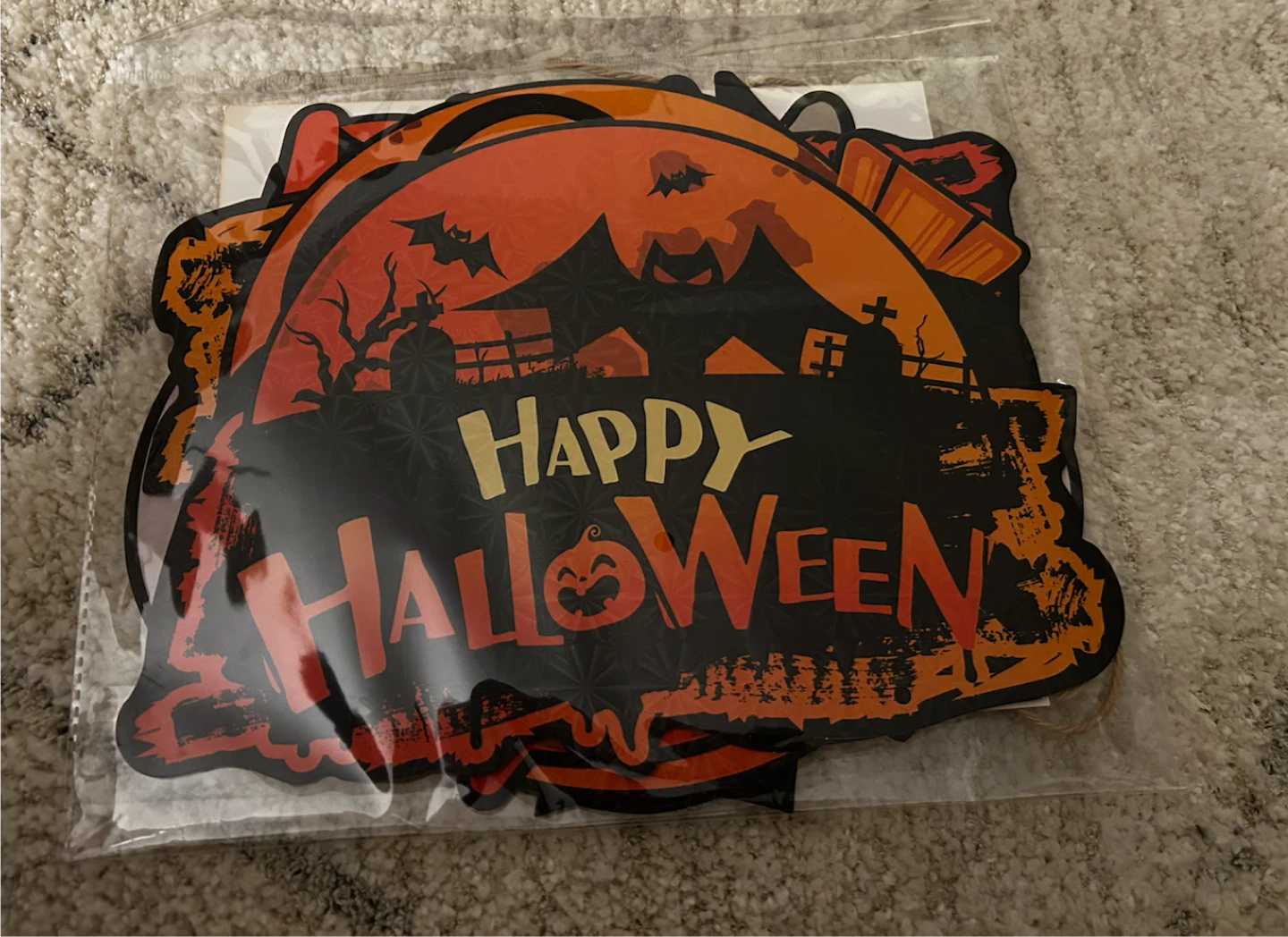 Halloween Decorations Set - Assorted Signs