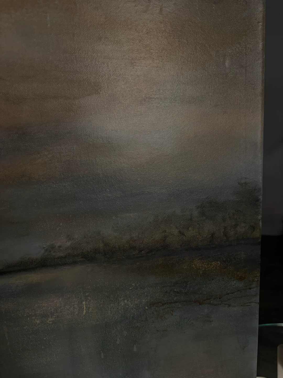 Original Hand-Painted Large Abstract Landscape Painting Wall Art - photo 4