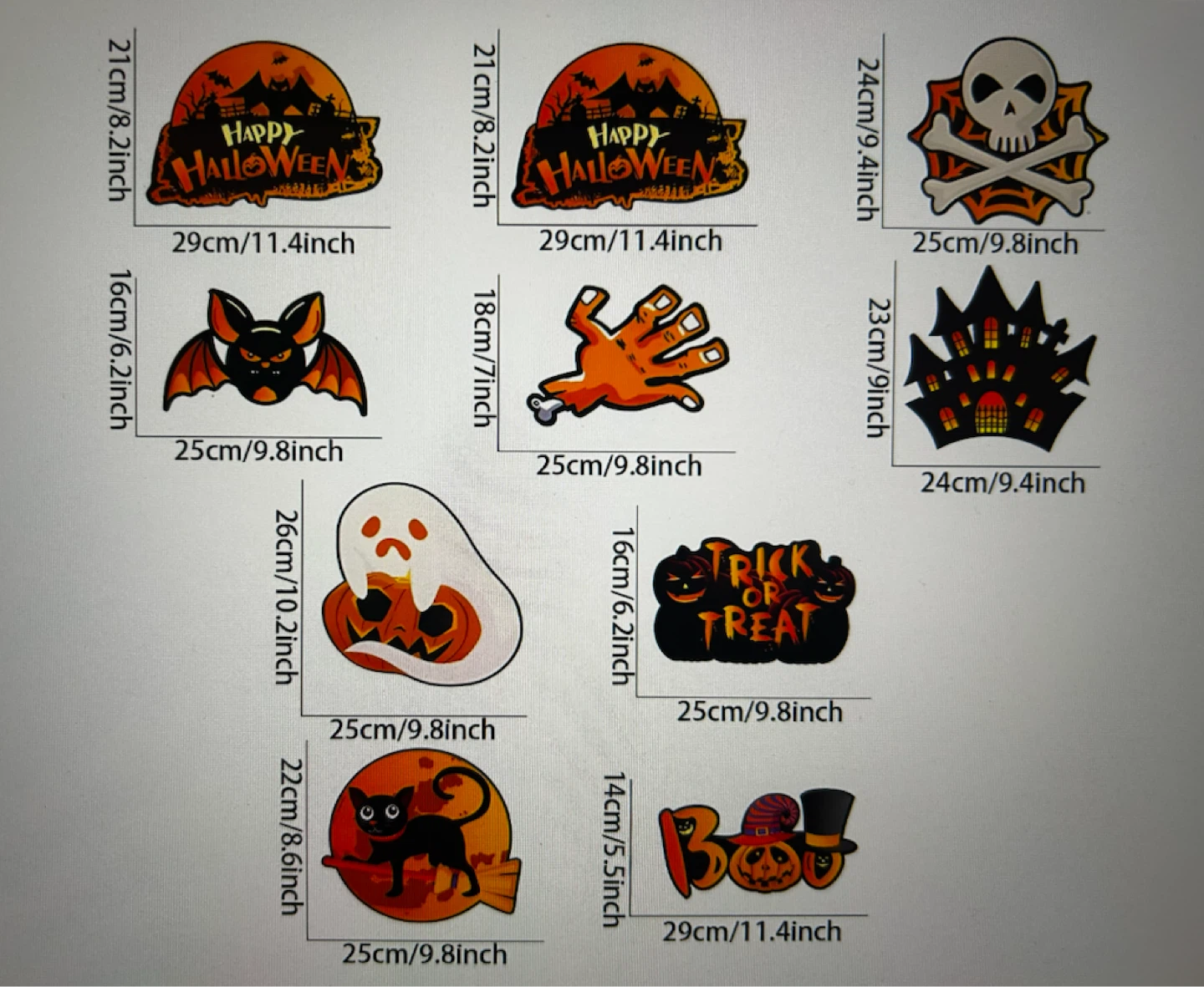 Halloween Decorations Set - Assorted Signs - photo 4
