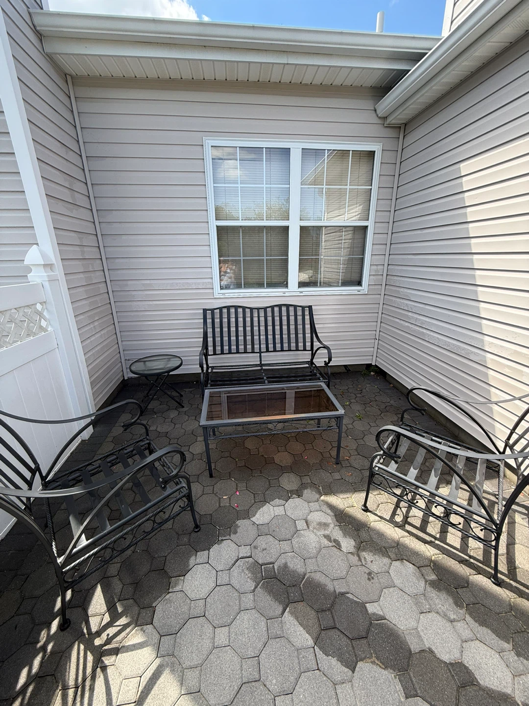 Black Iron Patio Furniture Set - photo 2