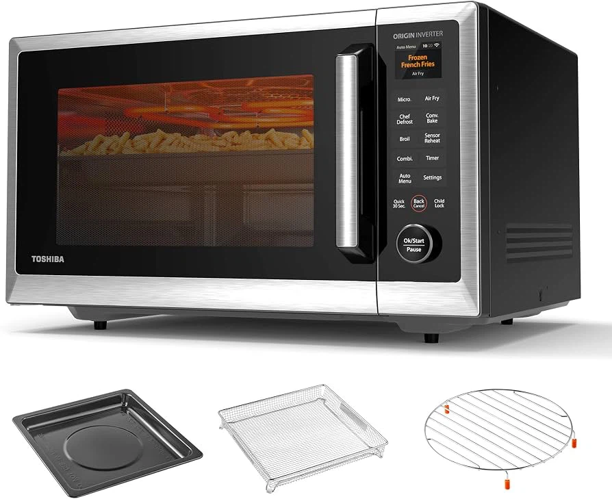 🔥 NEW – TOSHIBA OptiChef PRO MAX Air Fryer Combo Microwave Oven