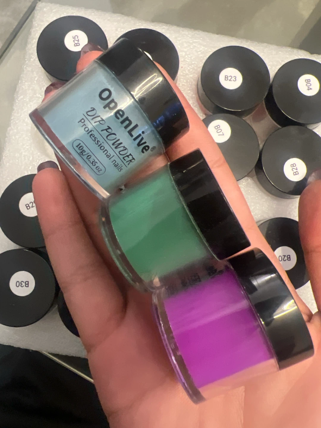 Nail dip powder 16 pieces - photo 2