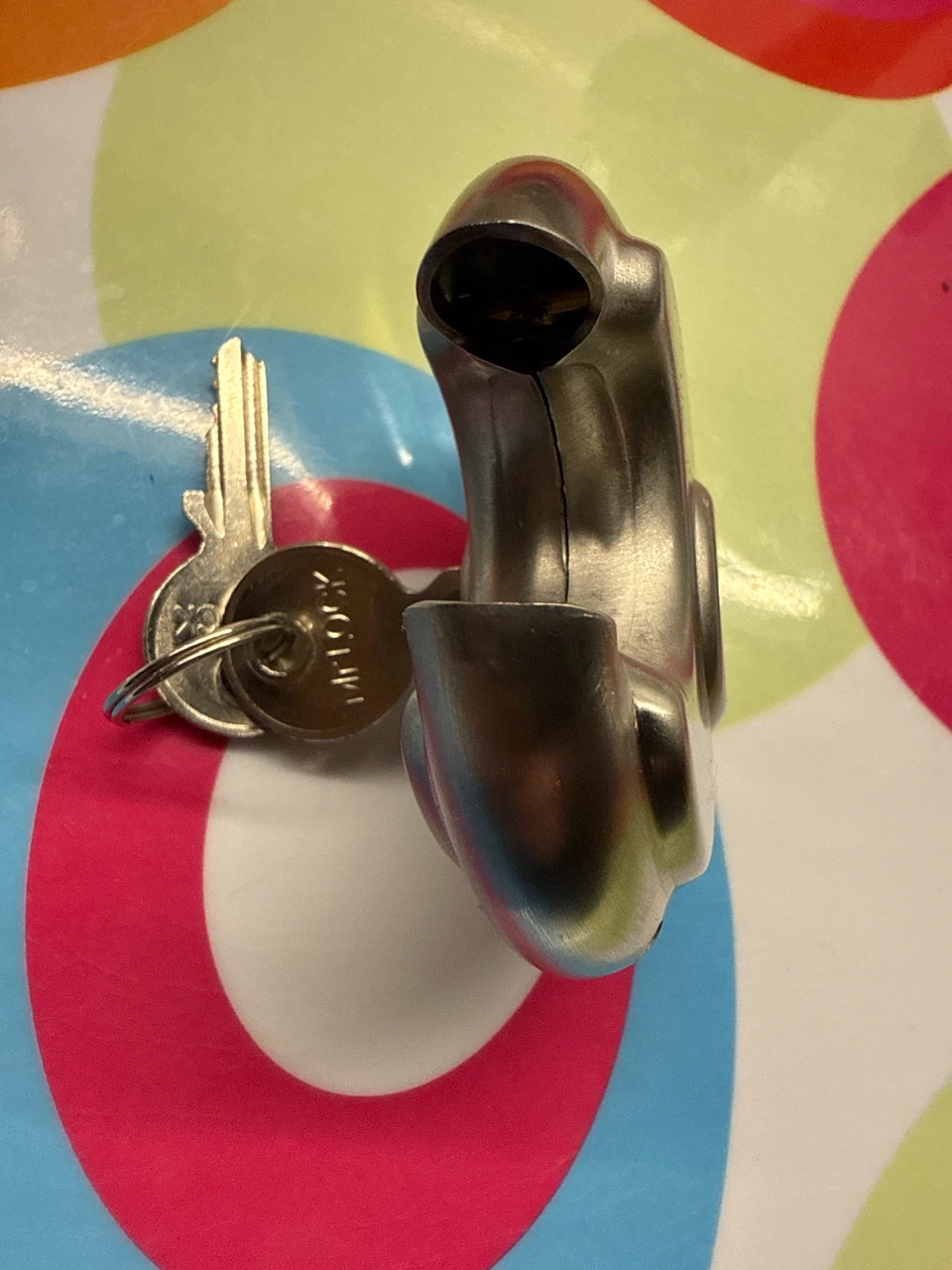 M-LOCK Stainless Steel Disc Lock with 2 Keys